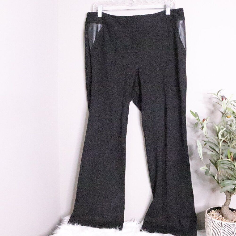 Cache | Bootcut Black Dress Pants 14 - Picture 1 of 5